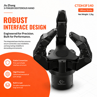 CTDH3F140 Main robotique à trois doigts de 140 mm, préhenseur robotique de haute précision