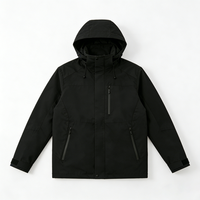 Veste de randonnée homme moderne pour le printemps, imperméable, coupe-vent, à capuche, pour le ski, les sports de montagne et les activités de plein air
