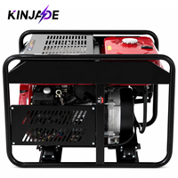 Générateur diesel 8/9 kW, générateur pour pompiers, démarrage électrique, mobile, ATS, générateur électrique pour la construction, la ferme, la maison et les situations d'urgence