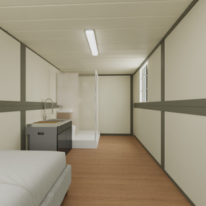 Fast Build 20ft 40ft Prefab Folding <strong>Container</strong> House Modulard Steel Office For Home Bedroom Or Camping For Small Tiny Space - Product Image 3