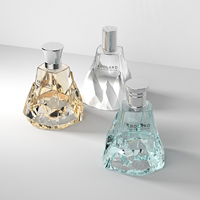 Vente en gros Bouteilles de parfum en verre Nouveau design Bouteille de parfum Design unique de bouteille de parfum