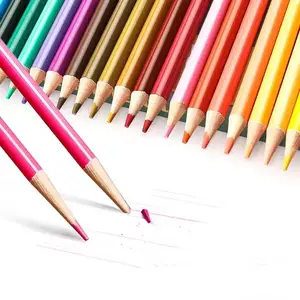 ดินสอสี48สีที่เตรียมไว้ล่วงหน้า,ดินสอวาดภาพศิลปะดินสอสำหรับร่างภาพ