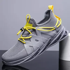 2024 New Wholesale Price Shoes Men's Casual Shoes Cushions Running Sneakers Mesh Upper Walking Style Shoes 350