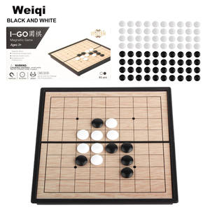 Set Plastic Chess Convenient And Portable Board Go Game Set Magnetic Plastic Weiqi Chess Pieces