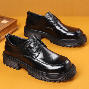Oficial estilo británico 38-44 dos capas de cuero de vaca EVA goma negro Oficina Oxford hombres <span class=keywords><strong>zapatos</strong></span> de cuero - Product Image 4