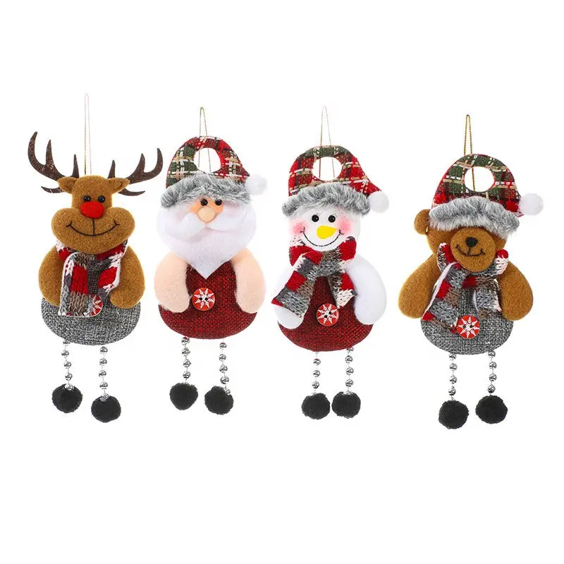 The New Christmas Decorations Old People Small Pendant Christmas Tree Accessories Cloth Small Pendant Gifts