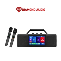 Enceinte de fête de 3,5 pouces, machine de karaoké portable avec lumières LED, radio FM, lecteur de carte USB TF