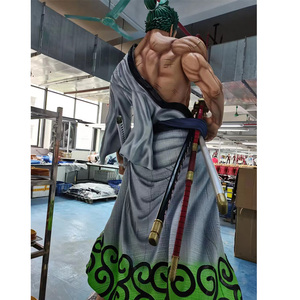 Estatua Personalizada de Gran Tamaño de <span class=keywords><strong>One</strong></span> <span class=keywords><strong>Piece</strong></span>, Figura de Anime Japonés de Tamaño Real, Artesanía de Resina y Escultura de Fibra de Vidrio para Decoración - Product Image 4