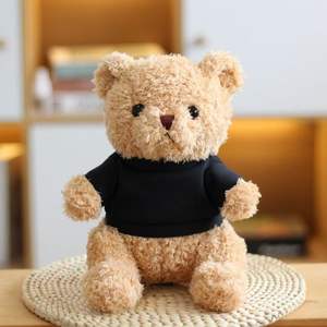 Kişiselleştirilmiş Sevimli Küçük Ayı Bebekleri Oyuncak Ayı Peluş Oyuncaklar Özel Logolu Tişörtler Peluş Bebek Hediyeleri - Product Image 5