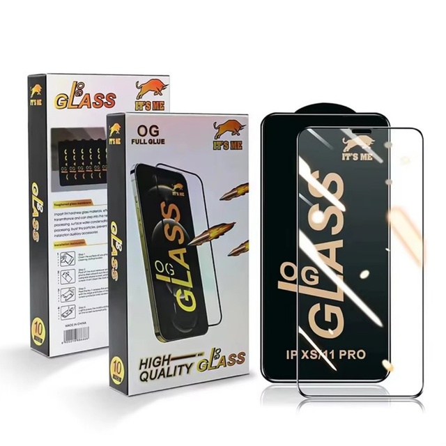 Hot-sales Super OG Tempered Glass Screen Protectors for Samsung Galaxy Screen Protector for iPhone 11 12 13 14 15 16 17 Pro Max