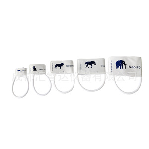Brazalete de Presión Arterial Veterinario Huizhida, Desechable, No Tejido, Tamaño Específico para Animales del 1 al 5, para Monitoreo de Mascotas - Product Image 1
