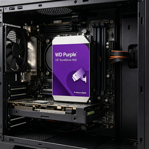 ฮาร์ดไดรฟ์สำหรับบันทึกภาพขนาด 1TB 3.5 นิ้ว 6Gb/s ความเร็ว 5400RPM หน่วยความจำ 64MB CMR ฮาร์ดดิสก์ภายในสำหรับระบบกล้องวงจรปิด NVR DVR ความเร็วต่ำ 5400RPM - Product Image 4