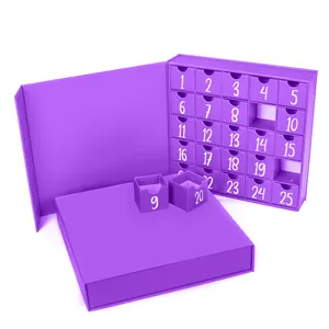 Magnet Custom <strong>Empty</strong> <strong>Wax</strong> <strong>Melt</strong> Other Merry Christmas Party Decorations Gift Set Diy Glitrer <strong>Advent</strong> <strong>Calendar</strong> Gift Box for Cosmetic - Product Image 1