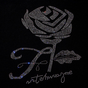 Wholesale New <strong>Design</strong> Custom <strong>Rhinestone</strong> Logo Heat Transfer <strong>Design</strong> Iron-on <strong>Rhinestone</strong> With Professional Manufacturer - Product Image 4