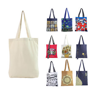 Gahumi Factory Sale Custom Printed Logo Shopping <b>Canvas</b> <b>Bag</b> Hot Sale High Intensity Eco Foldable <b>Canvas</b> <b>Bag</b> - Product Image 1