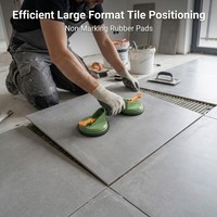 Ventosa Manual de Doble Garra de Grado Industrial de Alta Resistencia con Capacidad Máxima de 120 kg para Vidrio y Azulejos