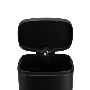 직사각형 발 페달 휴지통 롤링 커버 홈 오피스 사용을위한 친환경 실내/실외 보관 물통 - Product Image 4