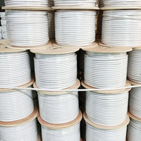 Rvv kabel daya 2 3 Core 0.5mm 0.75mm 1.0mm 1.5mm 2.5mm Pvc kawat terisolasi kabel fleksibel