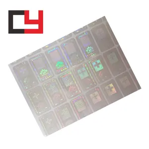 3D Transparent Adhesive Hologram Security Sticker for IDS with Higher Quality