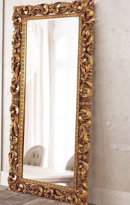 <b>Hand</b> Carved Wooden <b>Mirror</b> Frame Antique Design Premium Quality Wood Decorative Wall <b>Mirror</b> Frame - Product Image 3