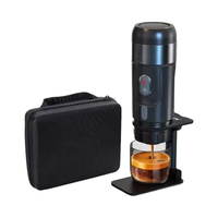 Portable 12V Mini Machine À Espresso De Poche 3-en-1 Froid Chaud Café Brasseur Café Adaptateur Voiture Câble De Charge Source D'alimentation Électrique