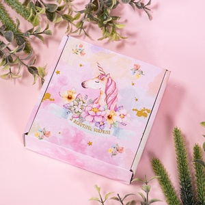 Cajas de Cartón Corrugado con Logotipo Personalizado del Fabricante, Carpetas de Envío Personalizadas <span class=keywords><strong>para</strong></span> Zapatos y Ropa, Laminación Mate, Reciclables - Product Image 2