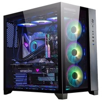 Leadway Mid Tower Gaming PC Case ATX Steel Transparent Side Window RoHS Certified in Stock Computer Towers