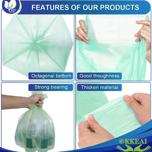 120 Tellen Kleine Vuilniszakken 3 Gallon/10 Liter Lichtgroene Afvalbakken Voor Badkamerkeukenkantoor, Compatibel Met 2-4 Gal - Product Image 2