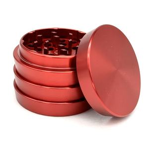 Feature Product 4 Parts 2.2inch Gold Aluminum Spice <b>Herb</b> <b>Grinder</b> Custom logo Available - Product Image 4