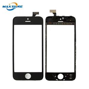 Wholesale Touch Screen Glass Panel Digitizer with Flex Cable TP+OCA for iPhone 5G 5C 5S Mobile Phone Accessories