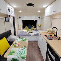 Caravana Todoterreno 4x4 Ligera, Pequeña, Fabricada en Australia, Ideal para Familias, con Baño Integrado