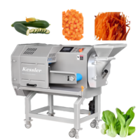 Elektrische motor aangedreven groente- en fruitsnijmachine, hete verkoop, commerciële snijmachine voor Chinese kool, sla, komkommer, spinazie
