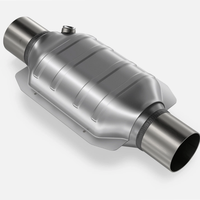 Convertidor Catalítico Universal de Alto Rendimiento 200 CPSI con Núcleo Metálico de 63.5mm para Euro 3 y Euro 4