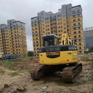 รถขุดตีนตะขาบ PC128US Komatsu มือสองทนทานพร้อมปั๊มคอมโพเนนต์หลักสภาพดีเยี่ยม! - Product Image 1