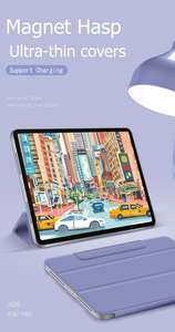 เคสพับแม่เหล็กหนัง PU น้ำหนักเบาแบบอัจฉริยะสำหรับ <span class=keywords><strong>iPad</strong></span> <span class=keywords><strong>Pro</strong></span> <span class=keywords><strong>11</strong></span>นิ้ว (รุ่นที่2/3/4th) 2020/<span class=keywords><strong>2021</strong></span>/2022 - Product Image 3