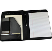 Carpeta Portadocumentos A4, Bloc de Notas, Carpeta de Presentación Empresarial, Portafolio de Cuero, Logotipo Personalizado en Relieve, Portadocumentos, Bloc de Notas