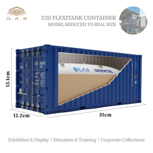 O.A.S Tàu Mô Hình Nhà Máy Tùy Chỉnh 20gp Vận Chuyển <span class=keywords><strong>Container</strong></span> Hộp Quy Mô 1:20 Nhựa Thủ Công Mỹ Nghệ Gvi Flexitank <span class=keywords><strong>Container</strong></span> Mô Hình - Product Image 3