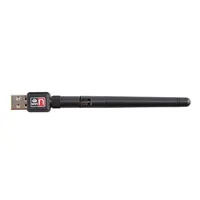 Adaptador WiFi USB de 150Mbps, 2.4GHz, Realtek8188EUS, Antena de 2DB, Tarjeta de Red Inalámbrica, Receptor WiFi para Computadora de Escritorio y Portátil, Compatible con Windows XP, 7, 10 y 11