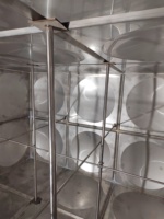 Torre de Agua Modular Seccional Elevada de Acero Galvanizado por Inmersión en Caliente con Estructura Superior de Acero