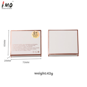Poudre illuminatrice en compact Orbis en stock, palette de contouring éclaircissante pour le visage, paillettes nacrées, ombre nasale diamantée gingembre, sans logo - Product Image 6