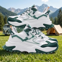 Chaussures de course unisexes légères en PU, chaussures de sport décontractées, baskets de marche pour l'automne