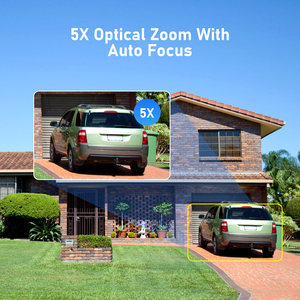 Jidetech 8MP PoE PTZ không thấm nước IP66 máy ảnh 5x Zoom quang học CMOS cảm biến tầm nhìn ban đêm tự động theo dõi xe phát hiện IP - Product Image 3