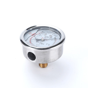 Manomètre axial résistant aux vibrations Hongyou YN60Z 1,6 Mpa G1/4 pour lavage de voiture, manomètre hydraulique à vide - Product Image 3