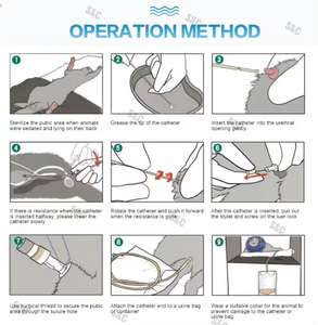 สายสวนแมวสัตวแพทย์แบบใช้แล้วทิ้งพร้อมสายสวนแบบมีไตเล็ตอุปกรณ์วินิจฉัยสัตวแพทย์สัตวแพทย์0.8มม./1.0มม./1.3มม. - Product Image 5