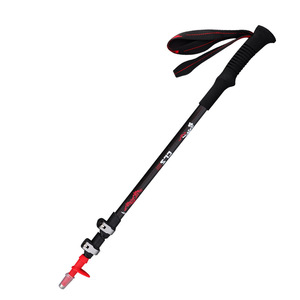 Bastón de Trekking de Fibra de <span class=keywords><strong>Carbono</strong></span> para Exteriores, Ligero, con Bloqueo Exterior de Fibra, Telescópico, para Senderismo, Montañismo y Escalada - Product Image 1