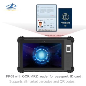 HF-FP08 Mobile riconoscimento facciale biometrico 8 pollici robusto PC per Laptop <span class=keywords><strong>FBI</strong></span> certificata impronta digitale industriale androide tavolo - Product Image 3