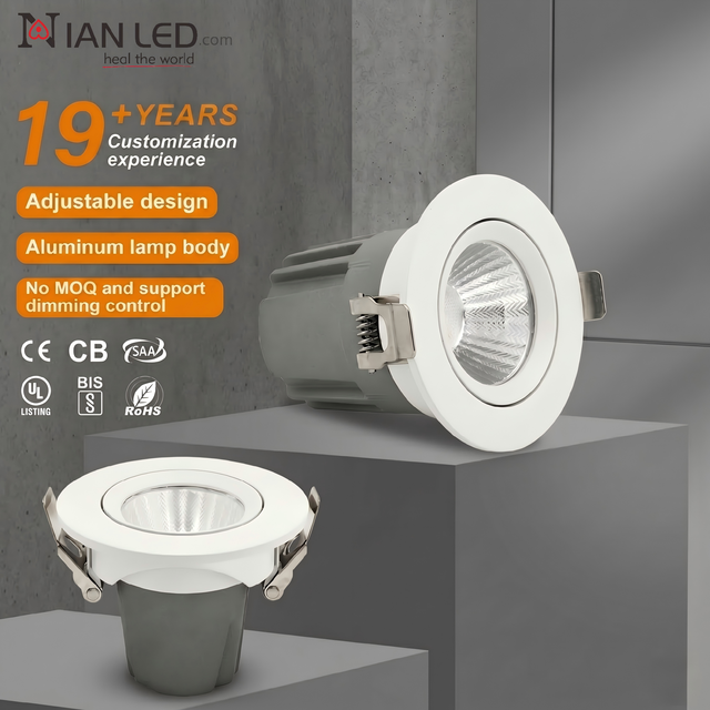Remote Control Multi-functional Dimmable Embedded Line Light Led Downlight Spotlight 12W 20W 30W 40W Led Cob Downlight