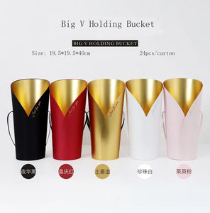 Bolsa de embalaje de flores, cubo grande con escote en v, organizador de flores - Product Image 6