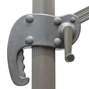 Y sombrilla cuadrada Roma paraguas al aire libre Offset venta directa de fábrica impermeable voladizo jardín <span class=keywords><strong>Patio</strong></span> sombrilla Hotel uso moderno - Product Image 3