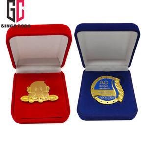 เหรียญรางวัลโลหะผสมสังกะสีแบบกำหนดเองจากโรงงาน 15 ปี พร้อมกล่องกำมะหยี่ - Product Image 2